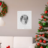 Lyrics -- Colin & Kayla 08.07.2021 -- 16x20 -- Printify
