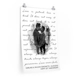 Lyrics -- Darling & Wilson 02.09.2002 -- 20x30 -- Printify