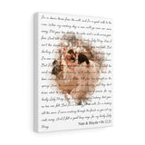 Lyrics -- Nate & Blayde 06.12.21 -- Canvas 11x14 -- Printify