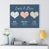 Love Anniversary Print -- Canvas 24"x30" -- Curtis & Olivia