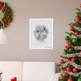 Lyrics Song -- poster/ 16"x20" -- Jake & Mackenzie new