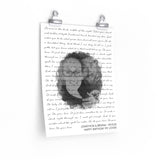 Lyrics Song -- poster/ 11''x14'' -- Jonathon & Briana