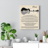 Lyrics -- Boxes (The Goo Goo Dolls) -- Canvas 11x14 -- Printify