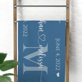 Couple Beach Standard Beach Towel, 30x60 -- Jonathan and Melissa
