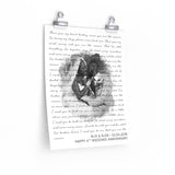 Lyrics Song -- poster/ 11''x14'' -- Alix & Elsie