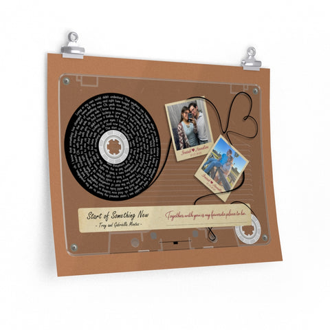Cassette -- Isaiah & Annalisa 11/07/2021 -- 16x20 -- Printify