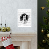 Printify Matte 11x14 Poster - Tyler & Cheyenne 1/29/22 - Happy 1 Year Wedding Anniversary