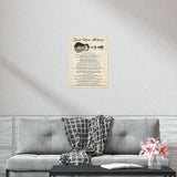 Printify Premium Matte 18x24 Poster - Sweet Home Alabama - Simple Man 2