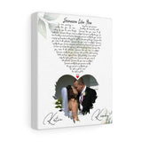 Lyrics -- Kenny & Katie 03-24-2012 -- Canvas 8x10 -- Printify