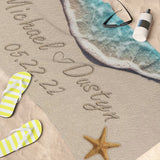 Couple Beach Towel, 30x60 -- Michael & Dustyn 05.22.22