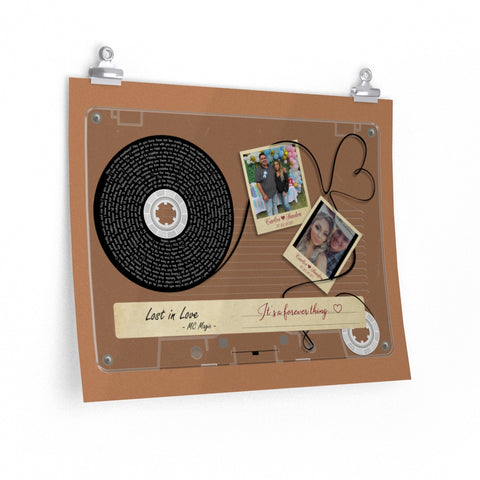 Cassette -- Carlos & Sandra 11.22.2020 -- 16x20 -- Printify