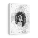 Lyrics -- Josh & Jenna 11.07.2020 -- Canvas 8x10 -- Printify