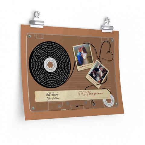 Cassette -- Philip & Ashley Blankenship 05-25-2020 -- 11x14 -- Printify