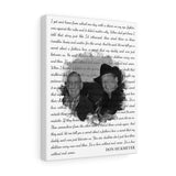 Lyrics -- Don Sickmeyer -- Canvas 11x14 -- Printify