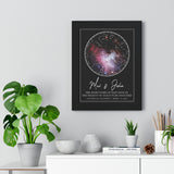 Love Anniversary -- Black Framed poster/ 12”x16” -- MUI & JOHN