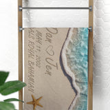 Couple Beach -- Standard Beach Towel, 30x60 -- Dan & Jen