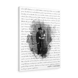 Lyrics -- Happy 1 year Babe -- Canvas 24x30 -- Printify