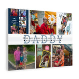 Daddy Family Prints -- Canvas 18"X24" -- Marius & Sarah & Rikardo