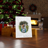 Lyrics -- Danny & Megan May 21, 2022 -- Canvas 18x24 -- Printify