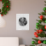 Lyrics -- Devrin & Adriana 01/23/2021 -- 11x14 -- Printify