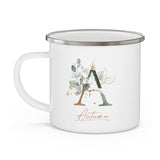 12oz Enamel Camping Mug - Printify - Autumn A - Botanica