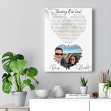 Music Song Lyrics -- Canvas 12"X16" -- Doug & Nicole