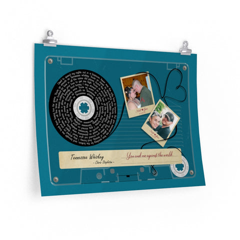 Cassette -- Matt & Jess 10.25.05 -- 18x24 -- Printify