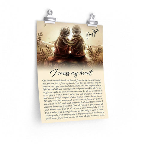 I Cross My Heart -- 4 -- Poster 11x14 -- printify