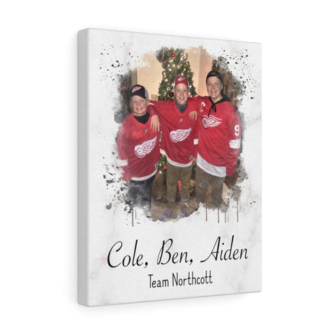 Poster -- Cole, Ben, Aiden -- Canvas 11x14 -- Printify