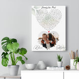 Lyrrics -- Alaina & Kelvin 07.31.2021 -- Canvas 12x16 -- Printify