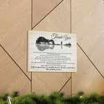 Canvas Gallery Wraps 16x12 Printify - Thank You - Design 27