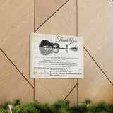 Canvas Gallery Wraps 16x12 Printify - Thank You - Design 27