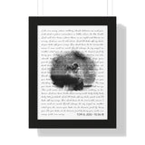 Music Lyrics Song -- Black Framed 12”x16” -- Tom & Jess