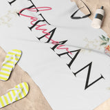 Couple Beach -- Standard Beach Towel, 30x60 -- PITTMAN & Lamar