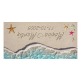 Couple Beach Towel -- 30" × 60" -- Monica & Martin