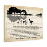 In my Life -- 35 -- Canvas 24x18 -- printify