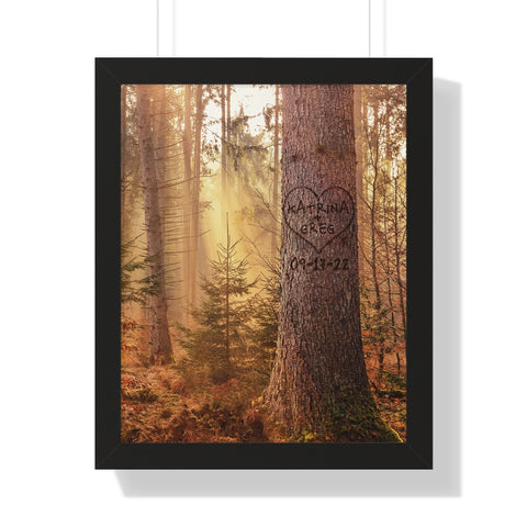 Street Sign poster -- Katrina & Greg 09-17-22 -- Black framed 16x20 -- Printify (New)