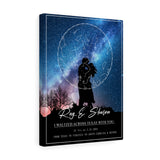 Star map -- Ray & Sharon -- Canvas 12x16 -- printify