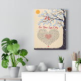 Lyrics -- For Your Eyes Only ( Sheena Easton ) -- Canvas 11x14 -- Printify