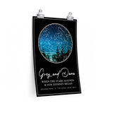 Star map -- Greg and Dana -- 12x18 -- Printify