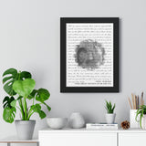 Music Lyrics Song -- Black Framed 12”x16” --  Mom (10/08/2021)