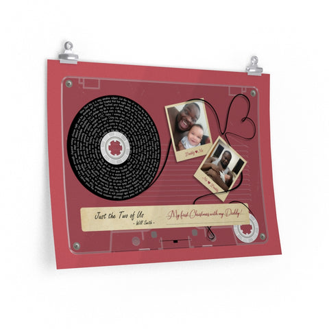 Cassette -- Daddy & Me Me & Daddy -- 18x24 -- Printify