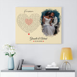 Lyrics Song Poster -- Canvas 24"x30" -- Glennelle & Alchrist