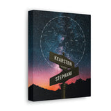 Canvas Gallery Wraps Printify 8x10 - The Star On Our Love BGB - Kearsten and Stephani