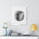 Lyrics -- PJ & Therese 01.02.2021 -- Canvas 18x24 -- Printify