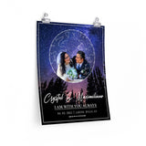 Stars Map -- Poster 16"x20" -- Crystal & Maximiliano