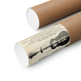 Printify Premium Matte 11x14 Poster - Simple Man - Design 2