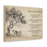 Lyrics Song -- Canvas 12"X16" -- What a Wonderful World (Louis Armstrong )