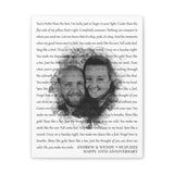 Lyrics Song -- Canvas 11"X14" -- Andrew & Wendy 09-29-2022