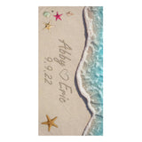 Couple Beach Towel -- 30" × 60" -- Abby & Eric 9/9/22